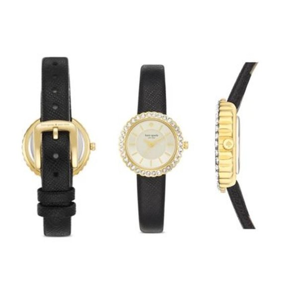 Kate Spade New York 1YRU0743 Womens Cornelia Black Leather Strap Watch main image 4